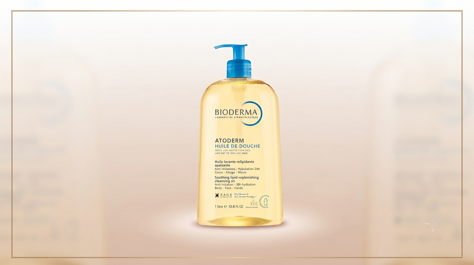 **Bioderma** Nourishing Shower Oil for Home & Body Elegance